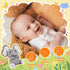 BRICHOEE Breathing Stuffed Animal, Soothing Elephant Stuffed Animal with Moving Ears, Breathing Motion, Calming Sound