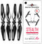 Master Airscrew Stealth Propellers for DJI Mavic Air, Black, 4 pcs