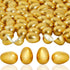 Digwry 36 Pcs Golden Easter Eggs Plastic, 2.3" Fillable Shiny Gold Metallic Plastic