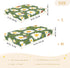 Bseiialft 52 28 Daisies Green Leaves Ladybugs Crib Sheets for Boys Girls Soft and Breathable Cotton Baby Sheets