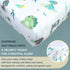 TrenD'Lay 4 set set Piece - Includes Comforter, Fitted sheet, Crib skirt and Bib. Unisex Baby Dinosaurs Crib bedding
