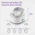 lalalark 3-in-1 Seamless Toddler Potty Training Toilet, Baby Potty Training Seat & Step Stool with TPE Seat, Extended