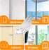 6 Pack Child Proof Sliding Door Locks for Kids Safety - Window Locks for Sliding Closet and Glass Doors