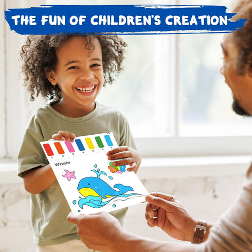 Paint with Water Coloring Books for Kids, Watercolor Painting Paper Activities for Boys & Girls Ages 3-8