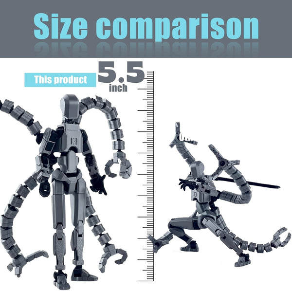 PkghoKids T13 T13 t-13 3D 5.5inch) Action Figure Already Assembled Accessories, Multi-Jointed Movable,for Collectors
