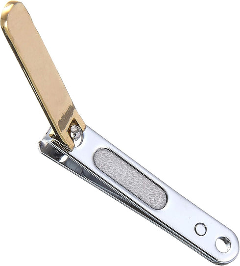 Simba Baby Nail Clipper with Nail File - Gold-Plated Steel