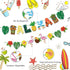 Aloha Banner: No DIY Luau Banner for Hawaiian Tropical Theme Summer Beach Pool Party Decorations & Supplies