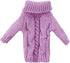 BJDBUS Winter Turtleneck Sweater Clothes for 11.5 inch Girl Doll Accessories in Purple