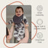 3-Pack Leya & Lior SnapDry Classic Bibs for Babies Instant-Dry Absorbent Drool Bibs for Boys & Girls