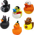 6-Pack Summer 2 Inches The Dreidel Company Halloween Rubber Duck Toy Duckies for Jeeping, Fun Bath Birthday Gifts Baby