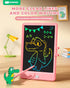KOKODI 8.5 Inch LCD Writing Tablet, Toddler Doodle Board, Erasable Reusable Drawing Pads, Educational Toy, Pink.