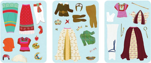 Mudpuppy Girl Power! Small Magnetic Figures for Creative Play