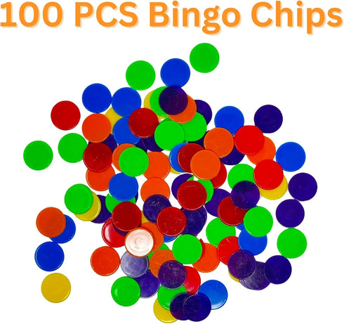 Set 100 20 The Original Lotera Mexican Bingo Game - Complete with Bingo Chips for Players - Authentic Lotera de Lujo