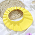 Blue Baby Shower Cap, Bath Shampoo Cap Hat,Soft Hat Adjustable Visor Cap,Protect your eyes and face from water,Suitable for infants, children and pets from 0 to 12 years old