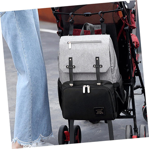 Mummy Travel Bag Double Shoulder Bag Oxford Cloth Large Capacity Diapers Storage