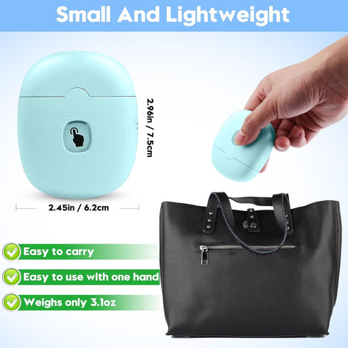 Trimmer Electric Nail Clipper & Nail File: Automatic with LED Light, Built-in Storage, USB Rechargeable, Gently Trims