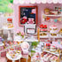 1:24 TuKIIE DIY Miniature Dollhouse Kit with Furniture, Scale Creative Room Mini Wooden Doll House Plus Dust Proof