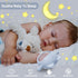 Baby Teething Toys for 0-6 Months, Anti-Drop Silicone Mitten Teething Toy for Soothing Sore Gums