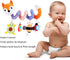 Car Seat Toys, Baby Plush Spiral Hanging Toys for Stroller, Crib Bar, Bassinet, Car Seat Mobile with Music Box, BB