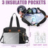 Tuwubi Diaper Bag Tote,Baby Diaper Bag with Pacifier Case Large Travel Diaper Tote Caddy for Mom and Dad Multifunction