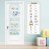 Closet 5-Tier Clastyle Dinosaur Over the Door Organizer Tree Nursery Hanging Storage Organizer for Kids Clothes Diaper
