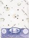 Frenchie Mini Couture Fitted Crib Sheet 100% Woven Cotton Fits Toddler Mattress, 28 x 52