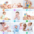 Soft Baby Rattle Toys, Foot Finder Socks & Wrists Rattles, Ankle Leg Hand Arm Bracelet Activity Rattle, 4pcs