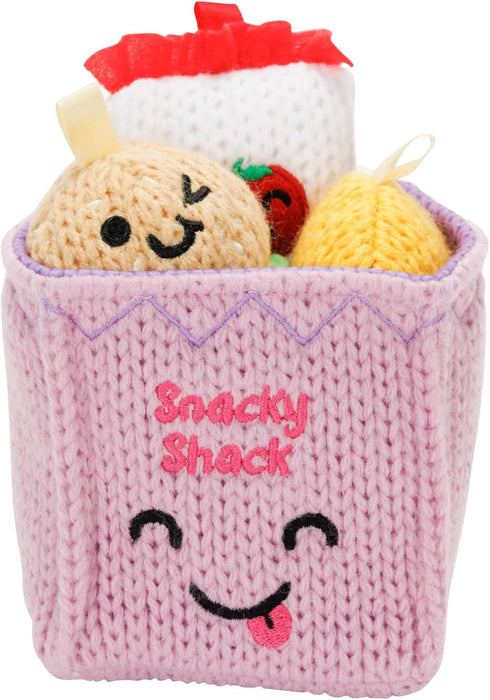 Multipack Cozy Ami Amis Fast Food Mini Soft and Crochet Plush, Adorably Cute Details, Pocket Sized for on the Go Play!