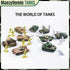 US Army Tank and Army Men Toys Playset, 2pc US Tank Models with 10pc Toy Soldiers, Ideal Military Toy Set