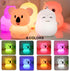 Koala Night Light for Kids, Silicone Bedside Bedroom Lighting, Color Changing Baby Nursery Light