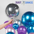 Chrome Purple and Blue Balloon Garland Arch Kit: 130Pcs Double Stuffed Lilac Silver Metallic Balloons for 2024