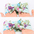 Galabloomer Receiving Blanket and Headband Set, Flower Print Baby Swaddle Blankets