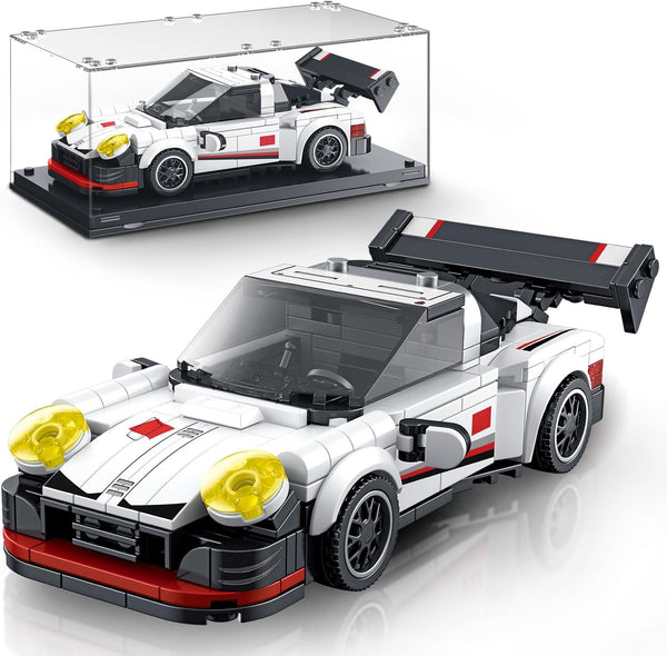 VGD Car Building Sets With Display Case, Classic Model Kits Speed Building
