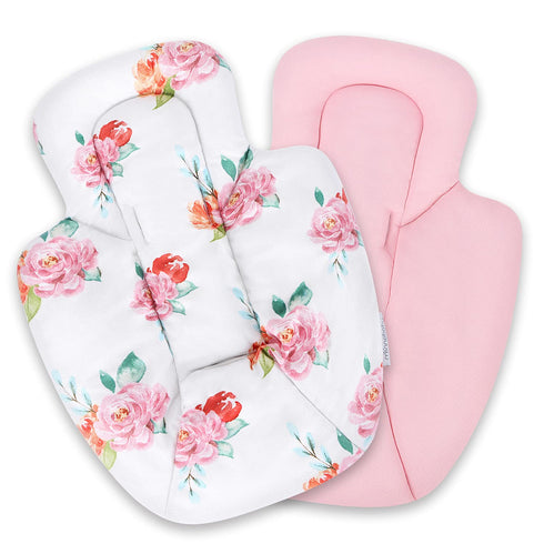 Minne Baby Infant Insert - Compatible with 4Moms RockaRoo and MamaRoo, Plush Soft Newborn Support with Cool Mesh