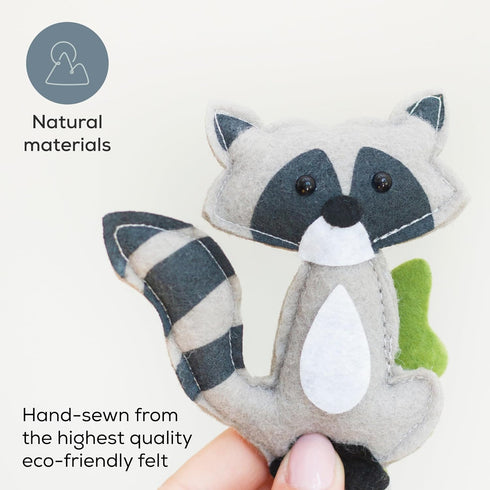 First Landings Baby Mobile for Crib - Forest Animal Nursery Mobiles - Gender Neutral Baby Nursery Decor - Woodland
