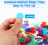 GSE Complete Bingo Game Set - 100 Bingo Cards, 1000 Colorful Chips & Calling Cards for Adults & Seniors