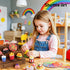 33 Shuttle Art Air Dry Clay for Kids - Food Store, PCS Modeling Clay Kit with Sculpting Tools and Tutorials, Safe