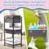 TUDALLK Organize-3 Diaper2In1 Baby Diaper Caddy Tier RollingDiaper Cart Newborn essentials Caddy With Dividers
