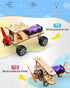 Poraxy STEM Kits for Kids Age 8-10 - 5 Set Wooden Model Car Kits, Educational Crafts Building Projects