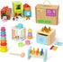 Montessori Toys for 1 Year Old - 7 in 1 Learning Educational Kit with Sensory Bin, Nesting Box, and Stacking Cups