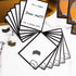 50 Pieces Reusable Dry Erase MTG Tokens with Marker, Double-Sided MTG Proxy Cards for Magic The Gathering Accessories