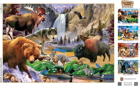 Yellowstone National Park 500 Pieces Jigsaw Puzzle for Adults, Family, or Kids by Baby Fanatics MasterPieces - 15"x21"