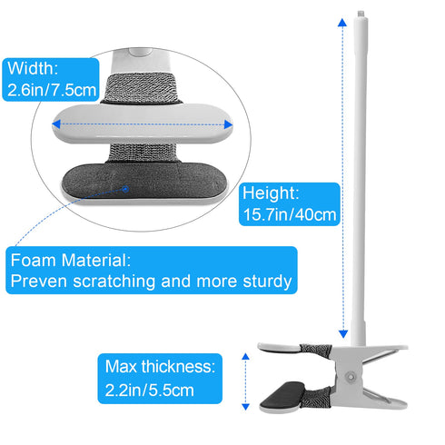 Baby Monitor Mount for Nanit Pro Smart Baby Monitor & Flex Stand, 15.7 inches Flexible Gooseneck Arm