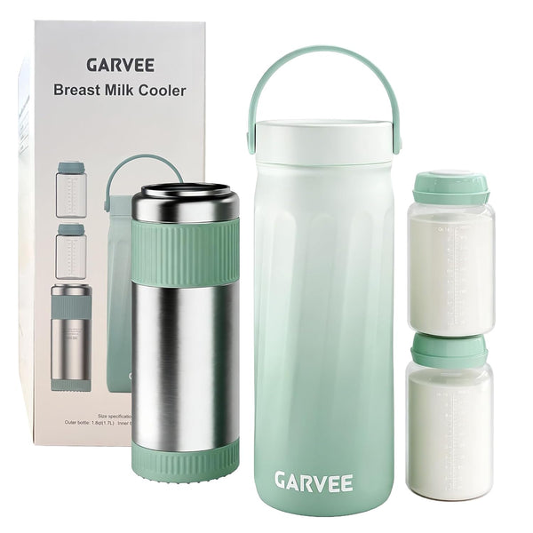 STMHOM 22oz Portable Breast Milk Cooler for Outdoor, Breastmilk Chiller with 24-Hour 360