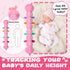 Baby Toys for 0-12 Months - Musical Stuffed Animals with Multi-Sensory Crinkle and Rattles for Newborns