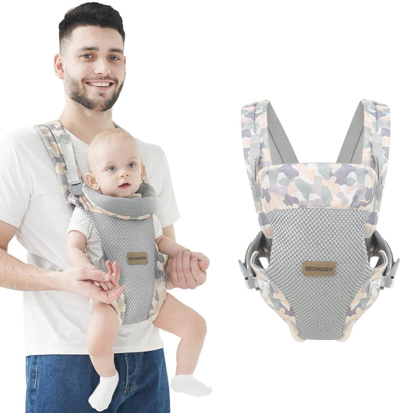 Baby Wraps Carrier, Ergonomic Baby Carrier Newborn to Toddler, Cozy Baby Front