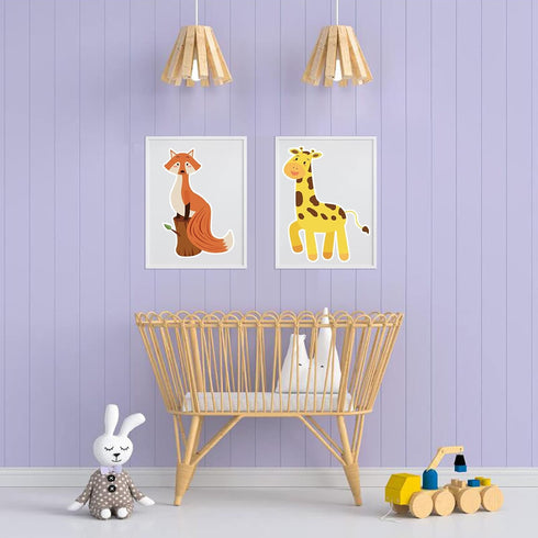 HOWAF 27 Pieces Jungle Animal Themed Party Decorations - Adorable Animal Cutouts, Paper Cutouts for Birthday Party