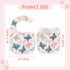 Zainpe 6Pcs Snap Muslin Cotton Baby Bibs Infants Feeding Bib Adjustable Burp Cloths Soft Drool Bibs for Toddlers Girl Boy