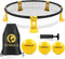 Funeslaball Roundnet Game Set with 3 Balls Kit and Carrying Bag, Beach Lawn Ball Game for Adults and Family, Indoor
