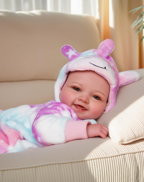 17inch 3+ BABESIDE Baby Dolls, Large Realistic Cute Soft Body Baby Doll Real Life Baby Dolls with Accessories for Year